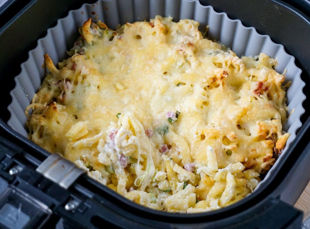 Käsespätzle aus der Heißluftfritteuse