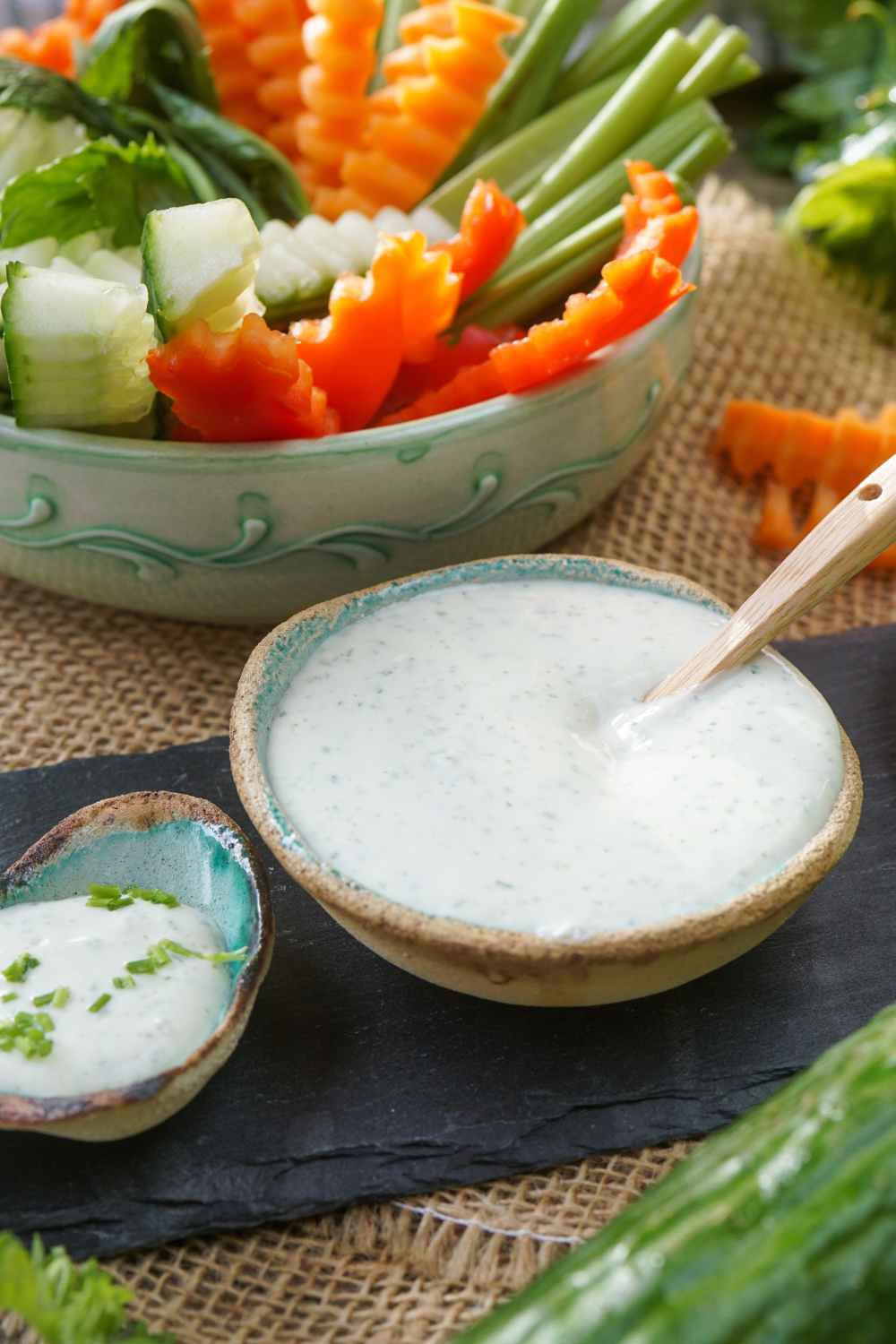 Protein Dip mit Hüttenkäse Protein Dip mit Hüttenkäse