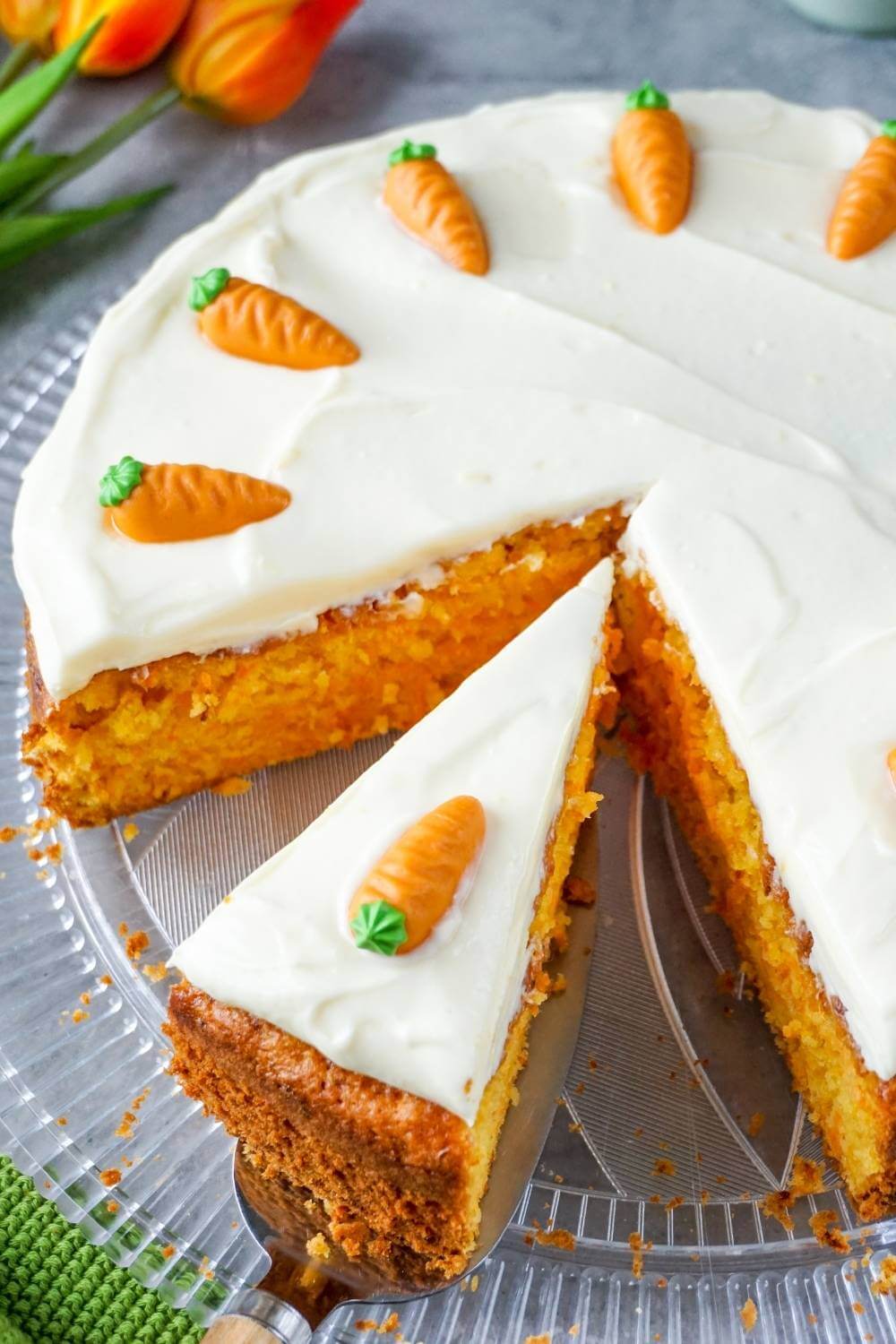 Karottenkuchen mit Frischkäse-Frosting – so saftig