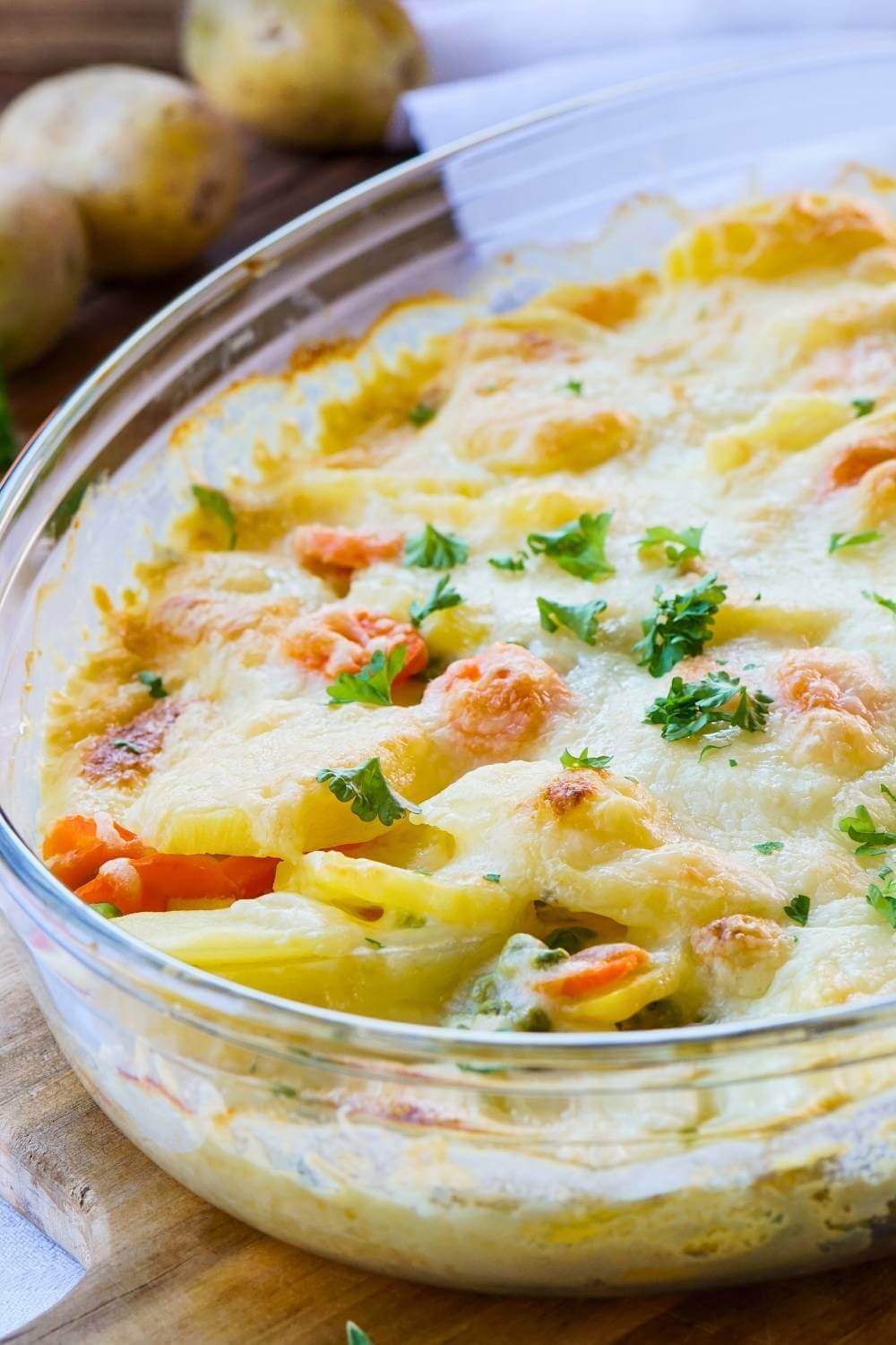 Kartoffelauflauf mit Gemüse Kartoffelauflauf mit Gemüse