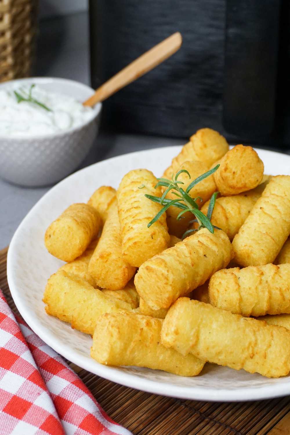Kartoffelkroketten Hei&szlig;luftfritteuse Rezept