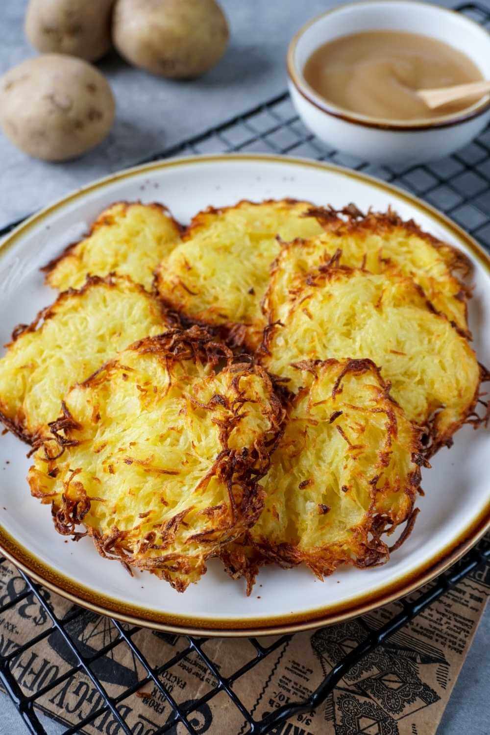 Kartoffelpuffer aus der Heißluftfritteuse
