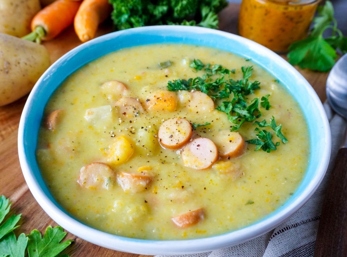 Unsere heiß geliebte Kartoffelsuppe