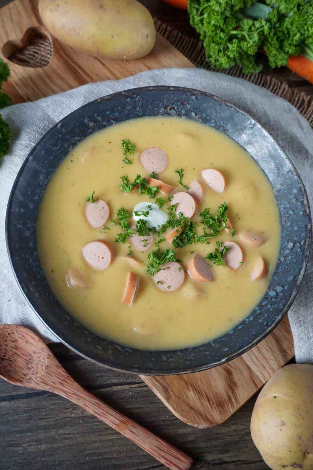 Einfache Kartoffelsuppe wie von Oma Einfache Kartoffelsuppe wie von Oma