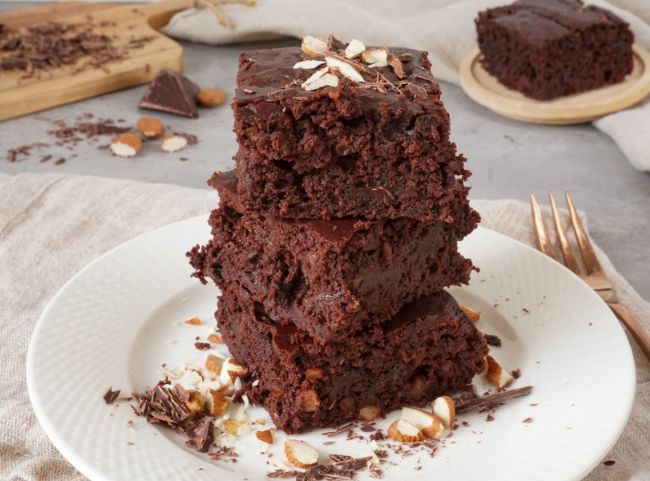 Schoko Brownies mit Kidneybohnen Schoko Brownies mit Kidneybohnen