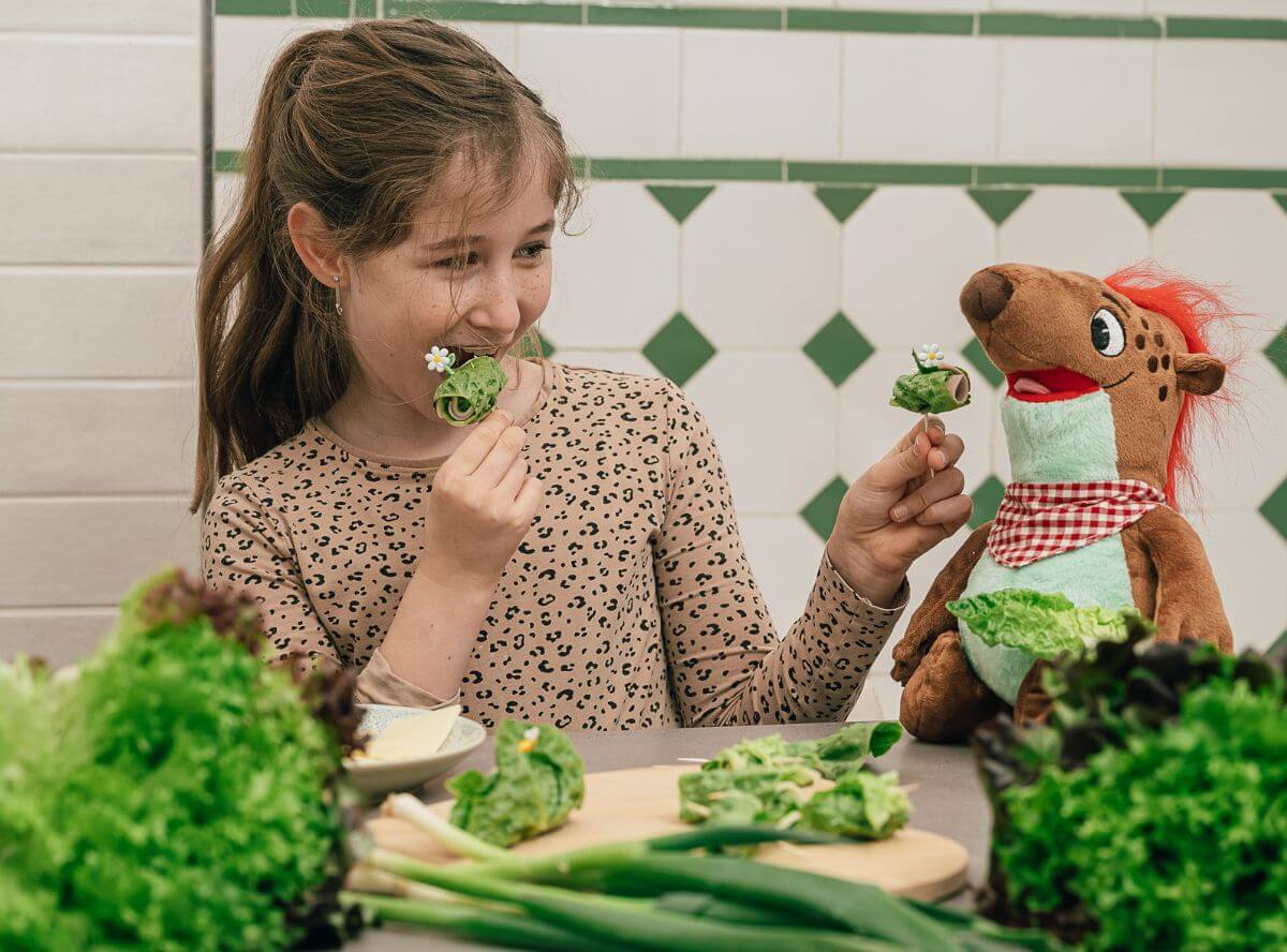 Kinder gr&uuml;nes Essen