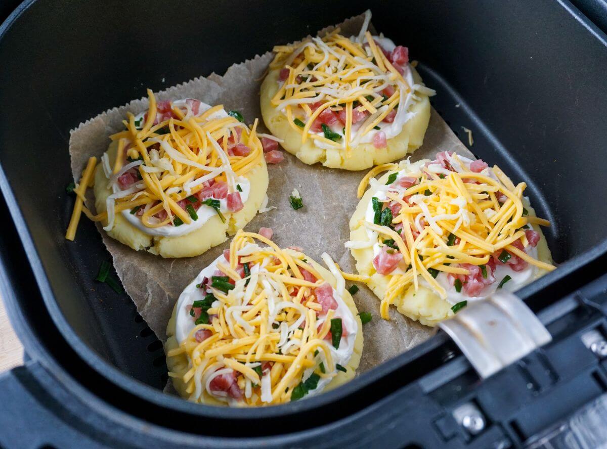 Klo&szlig;teig Minipizza Hei&szlig;luftfritteuse
