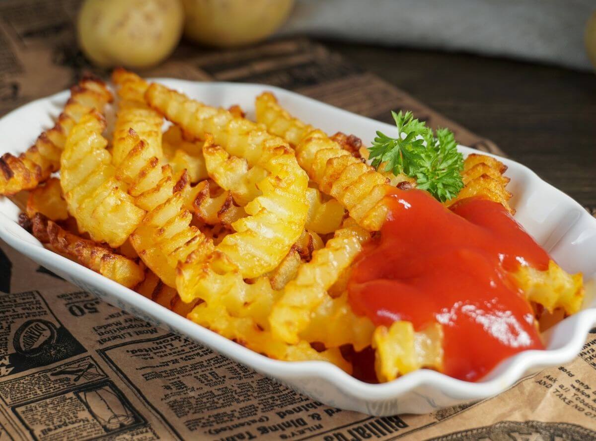 Knusprige Pommes ohne Fritteuse