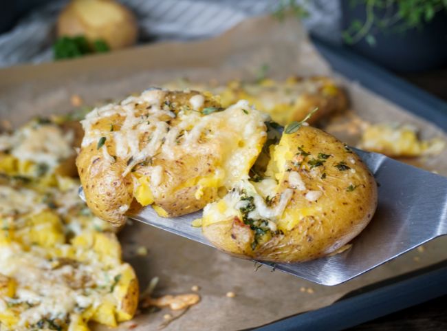 Quetschkartoffeln (Smashed Potatoes)