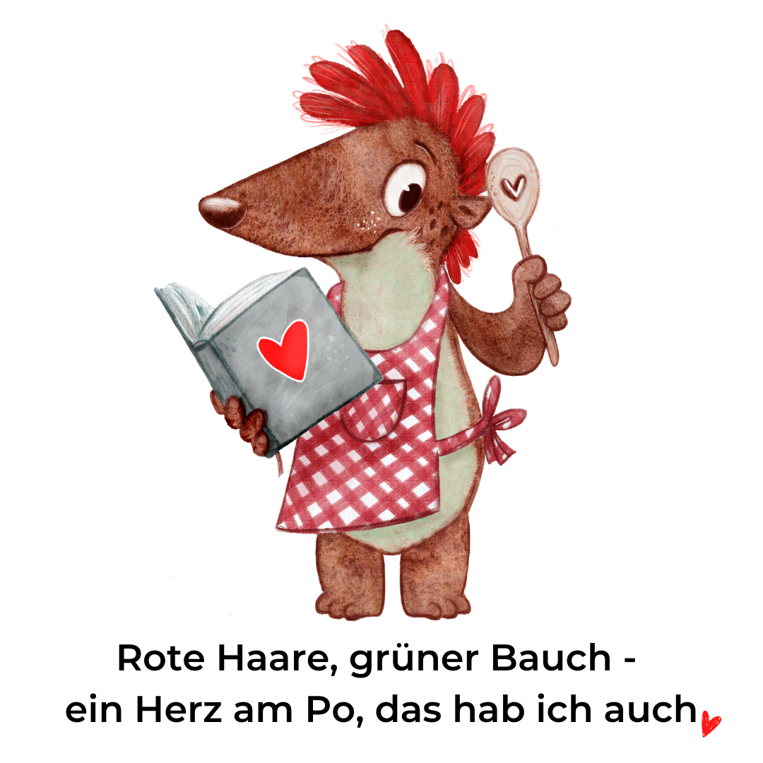K&ouml;rt deutscher Foodblog Maskottchen