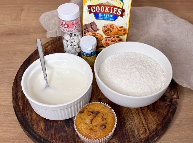 Kr&uuml;melmonster Muffins - Zutaten