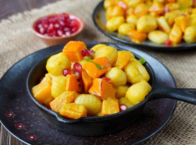 K&uuml;rbis-Gnocchi-Pfanne