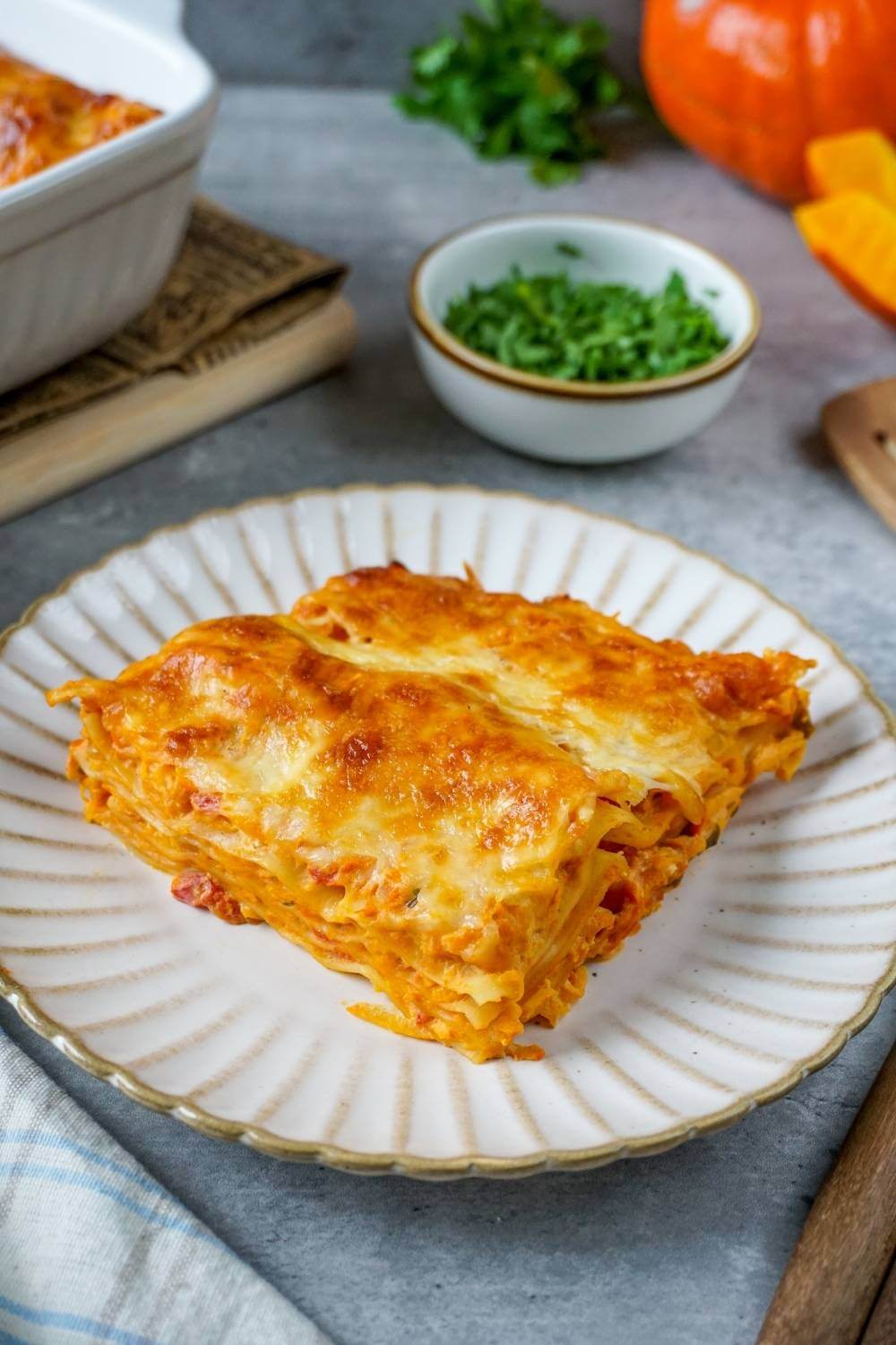 Kürbislasagne – ein vegetarischer Familien-Hit Kürbislasagne – ein vegetarischer Familien-Hit