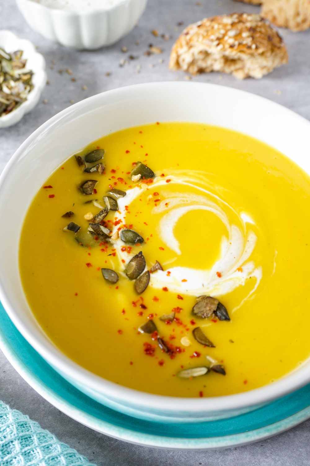 Butternut-Kürbissuppe – so cremig, so lecker