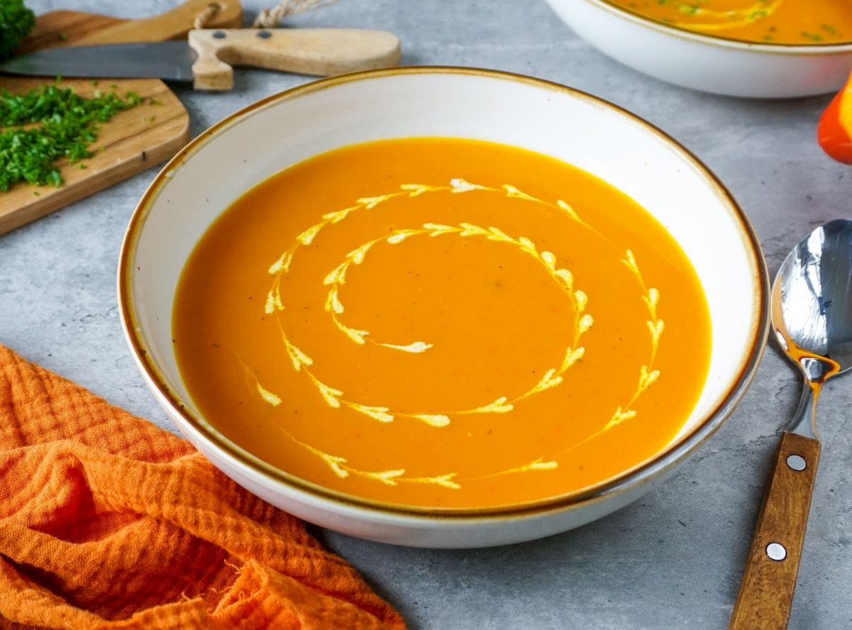 K&uuml;rbissuppe einfach