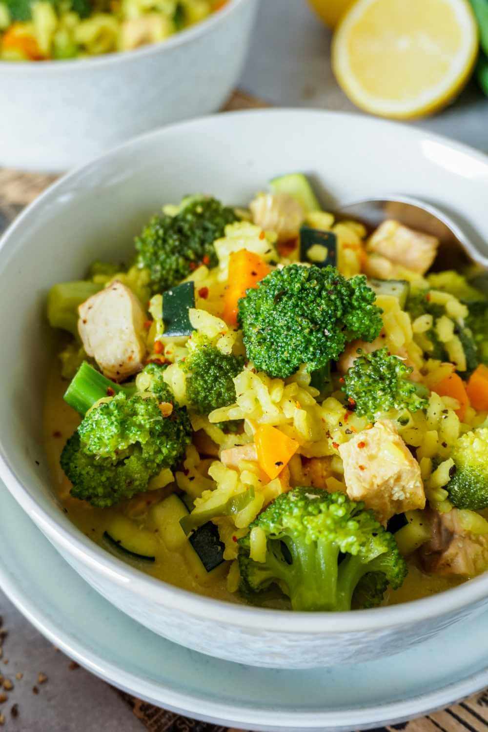 Lachs Curry Reis