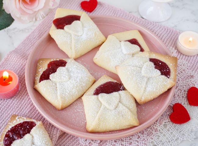 Liebesbrief Kekse backen