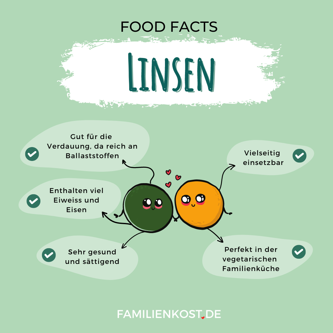 Linsen sind gesund für Kinder Linsen sind gesund für Kinder