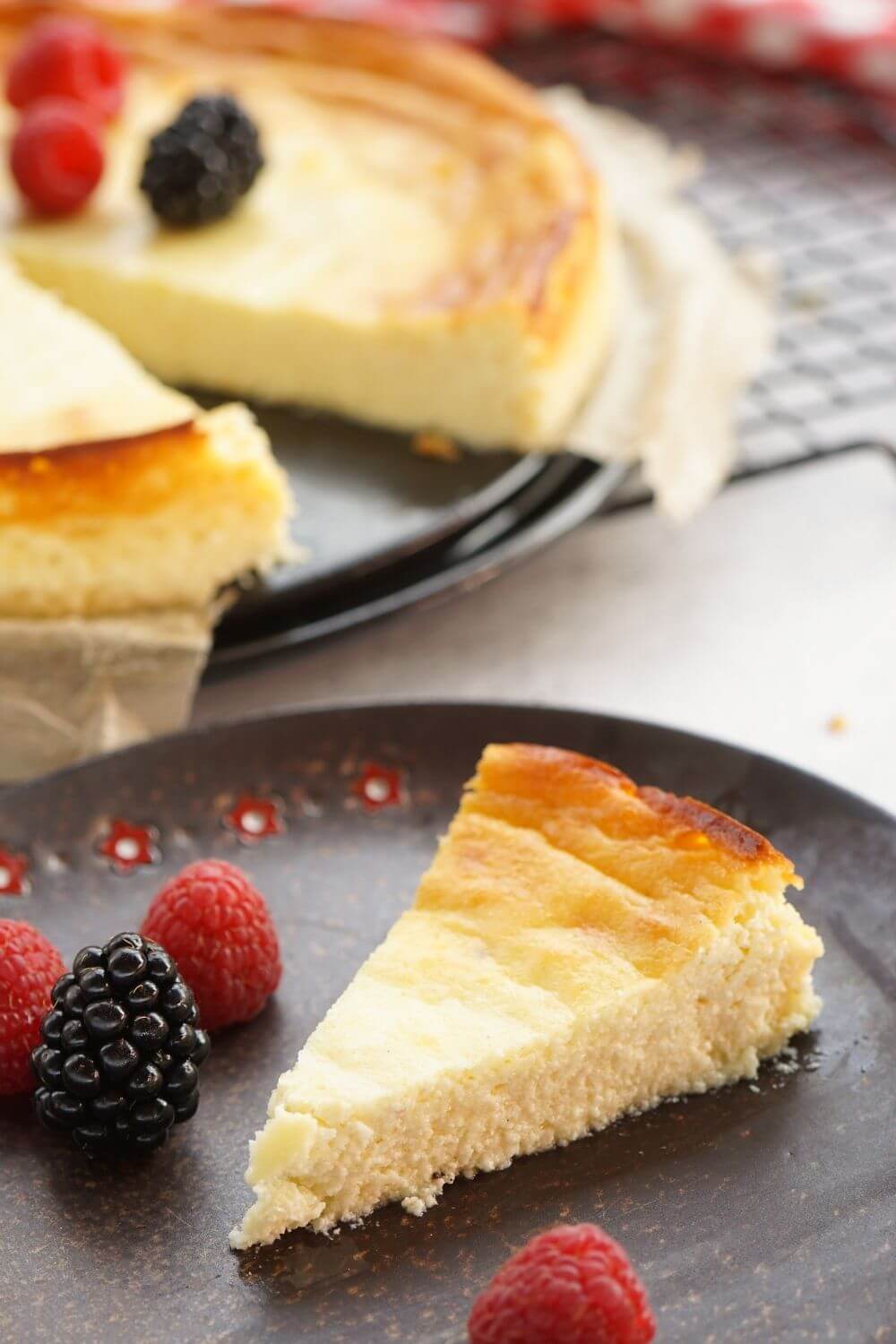 Low Carb K&auml;sekuchen ohne Puddingpulver