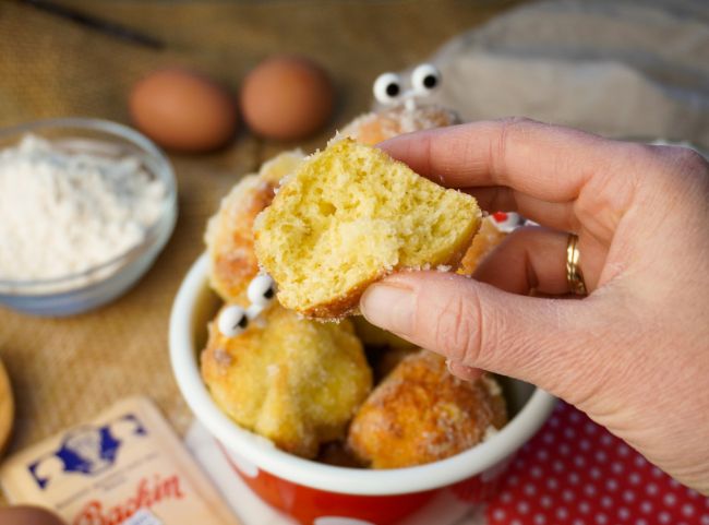 Luftige Quarkb&auml;llchen Hei&szlig;luftfritteuse