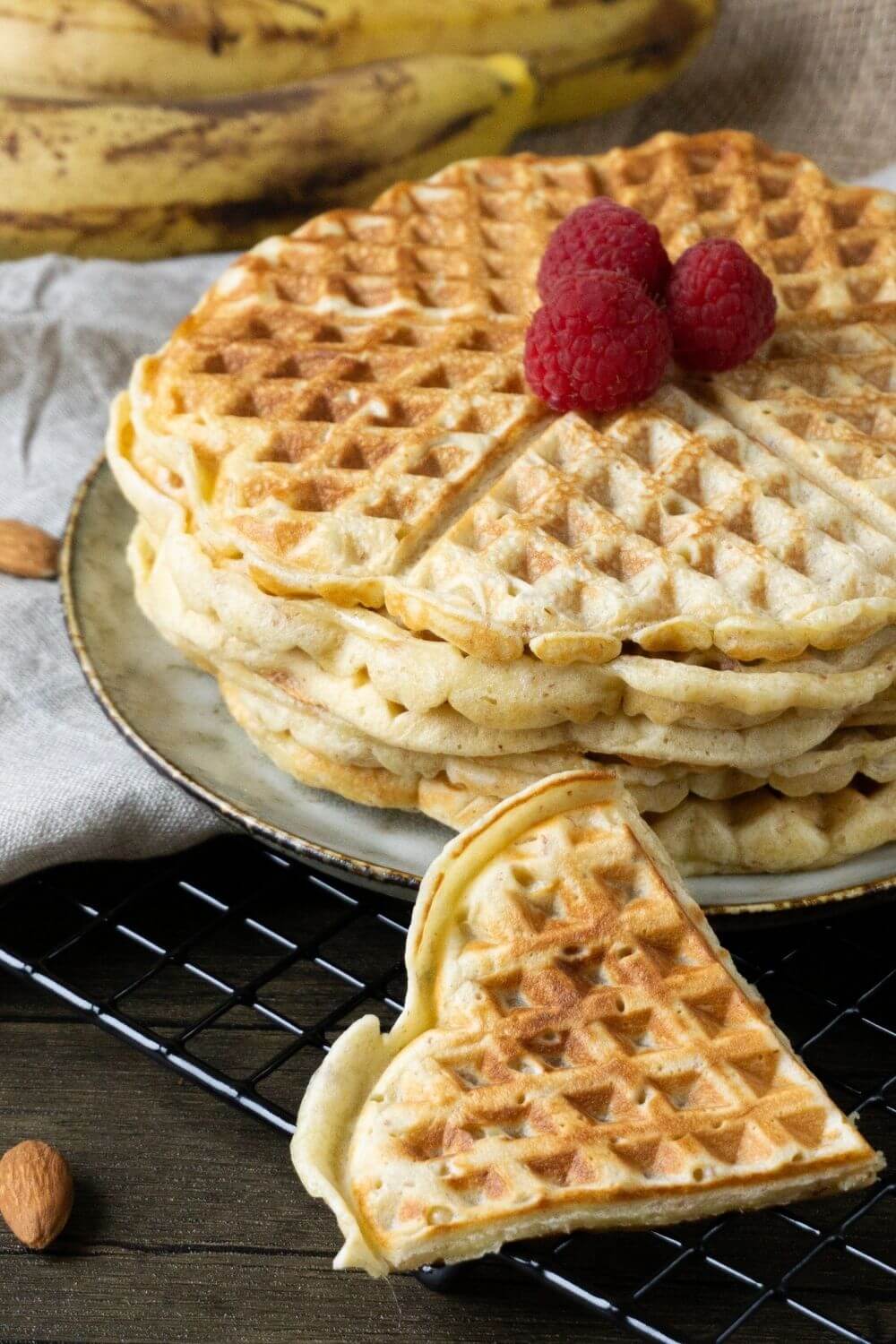 Mandel-Joghurt-Waffeln Mandel-Joghurt-Waffeln