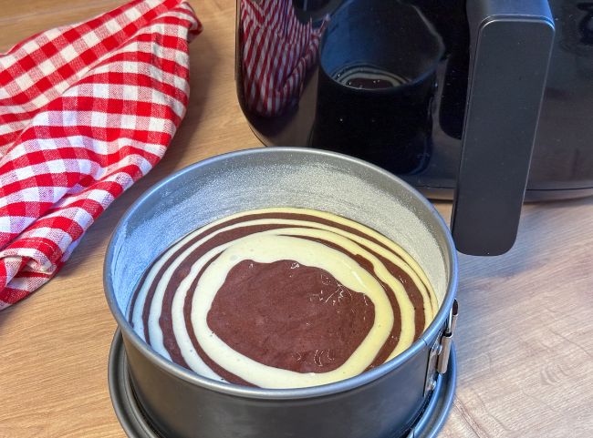 Marmorkuchen Heißluftfritteuse backen Marmorkuchen Heißluftfritteuse backen