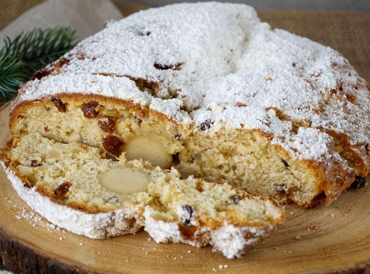 Marzipan Quark Stollen - saftig und schnell