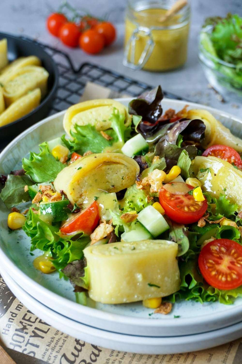 Maultaschen-Salat - schnell und einfach