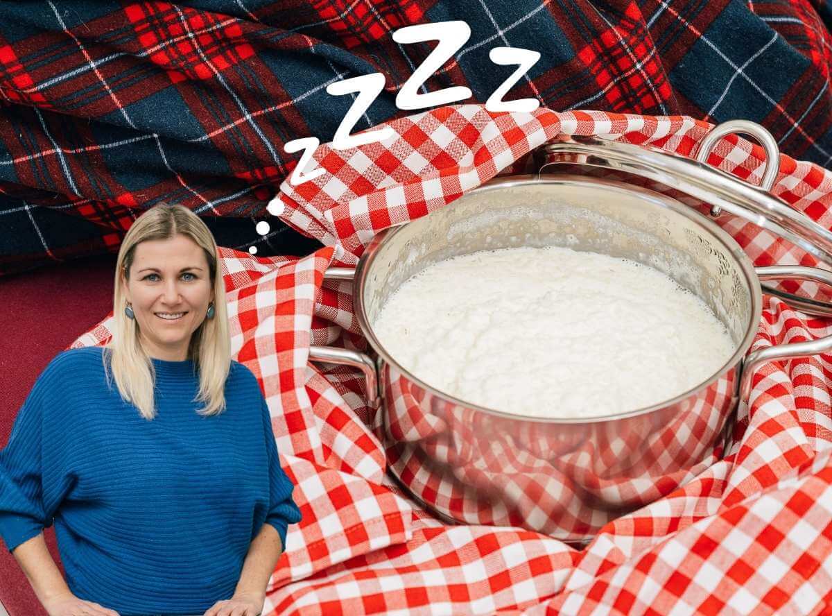 Milchreis im Bett