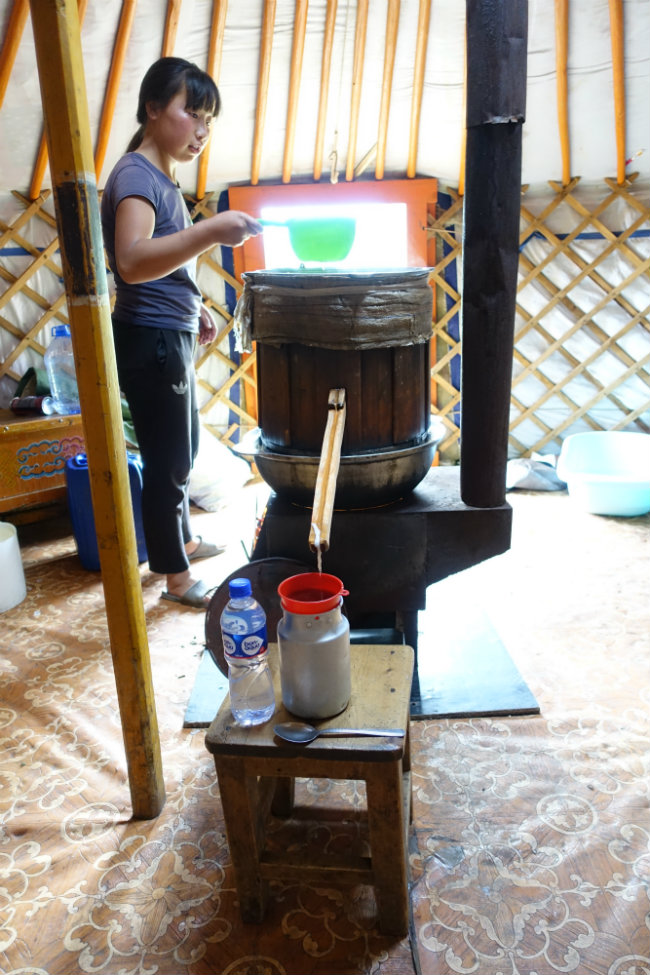 Milchschnaps Mongolei