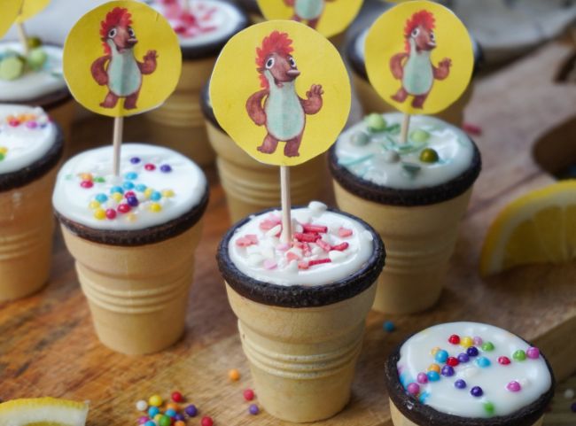 Mini Zitronenmuffins K&ouml;rt