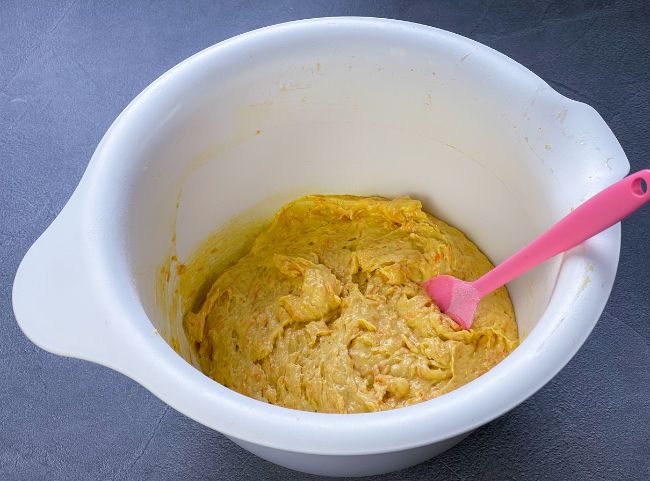 Möhrenmuffins Waffelbecher Kuchenteig Möhrenmuffins Waffelbecher Kuchenteig