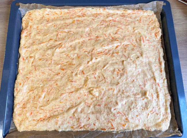 Möhrenrolle backen Möhrenrolle backen