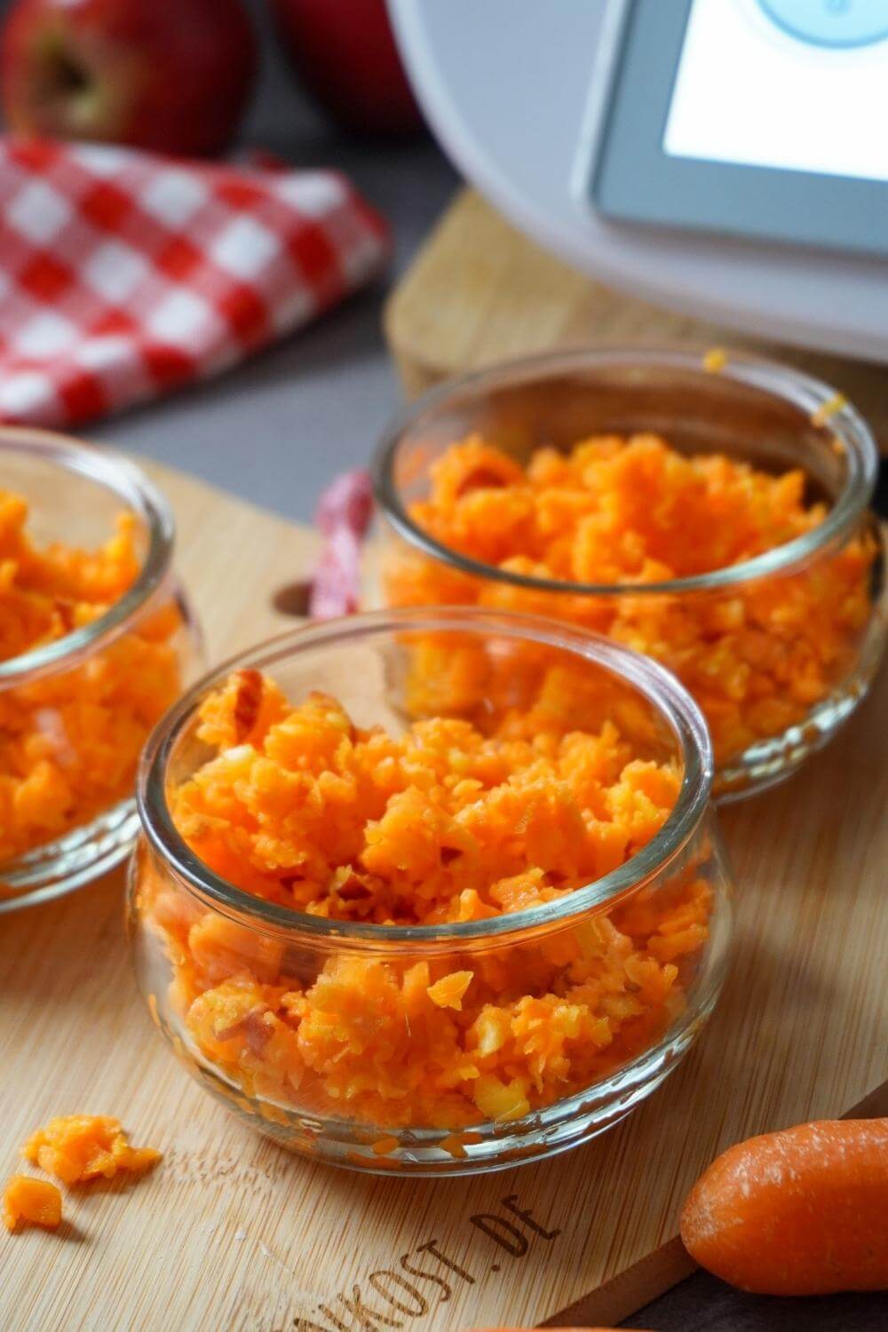M&ouml;hrensalat mit Apfel Thermomix Rezept