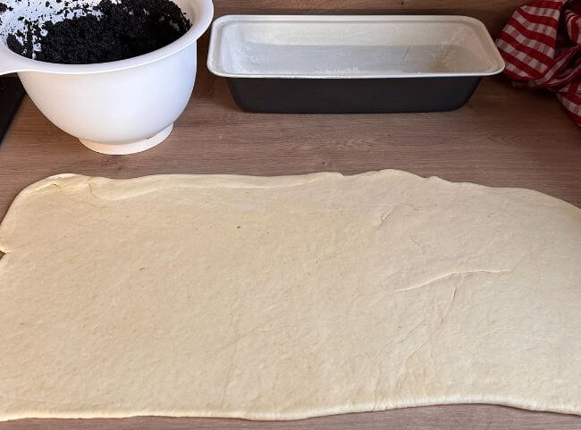 Mohnstollen Teig Mohnstollen Teig