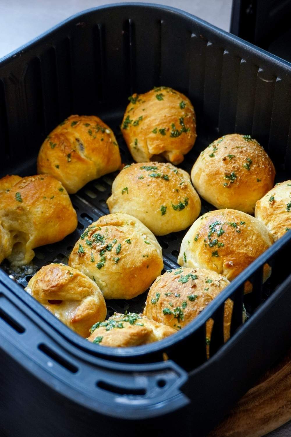 Mozzarella Pizzabr&ouml;tchen Hei&szlig;luftfritteuse