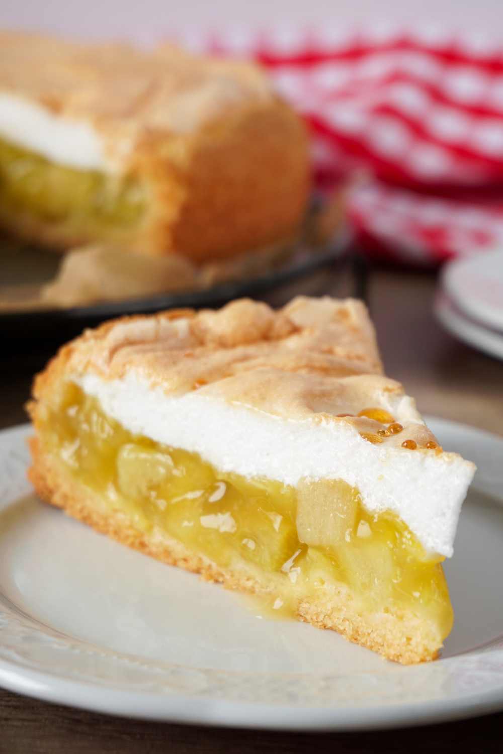 Rhabarberkuchen mit Baiser Rhabarberkuchen mit Baiser
