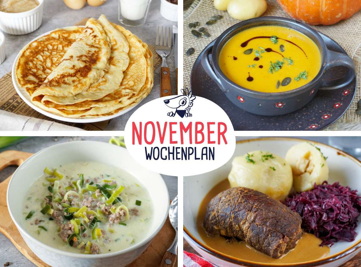 Wochenplan November Rezepte Wochenplan November Rezepte