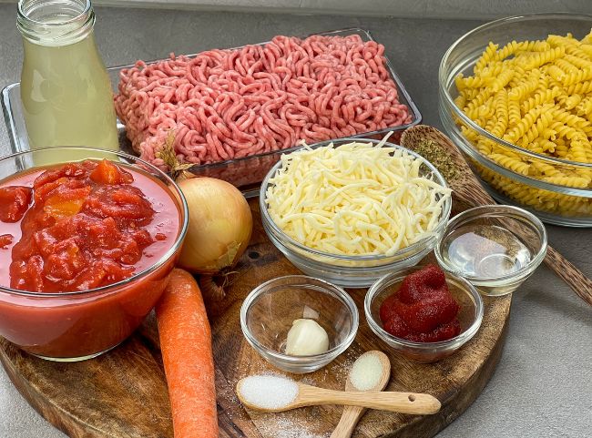 Nudelauflauf Rezept mit Hackfleisch Gemüse Nudelauflauf Rezept mit Hackfleisch Gemüse