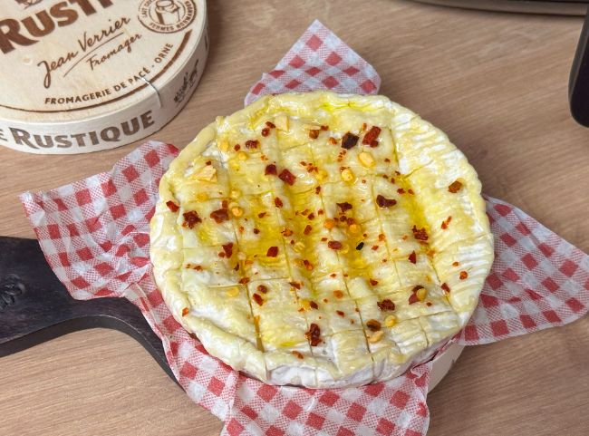 Ofenk&auml;se Hei&szlig;luftfritteuse selber machen