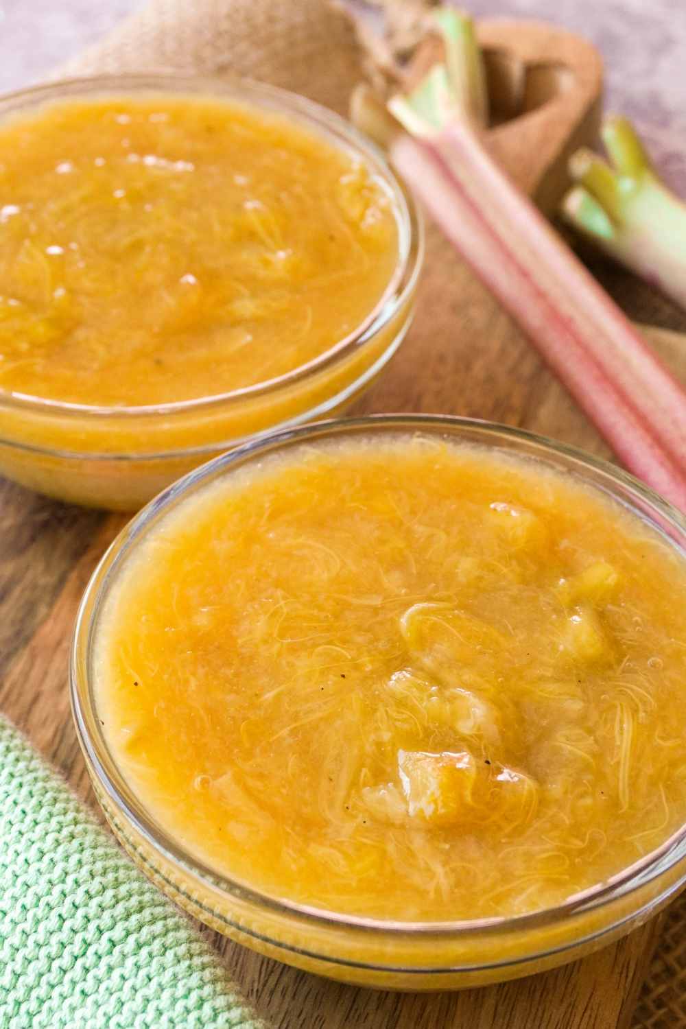 Rhabarber Pudding Rhabarber Pudding