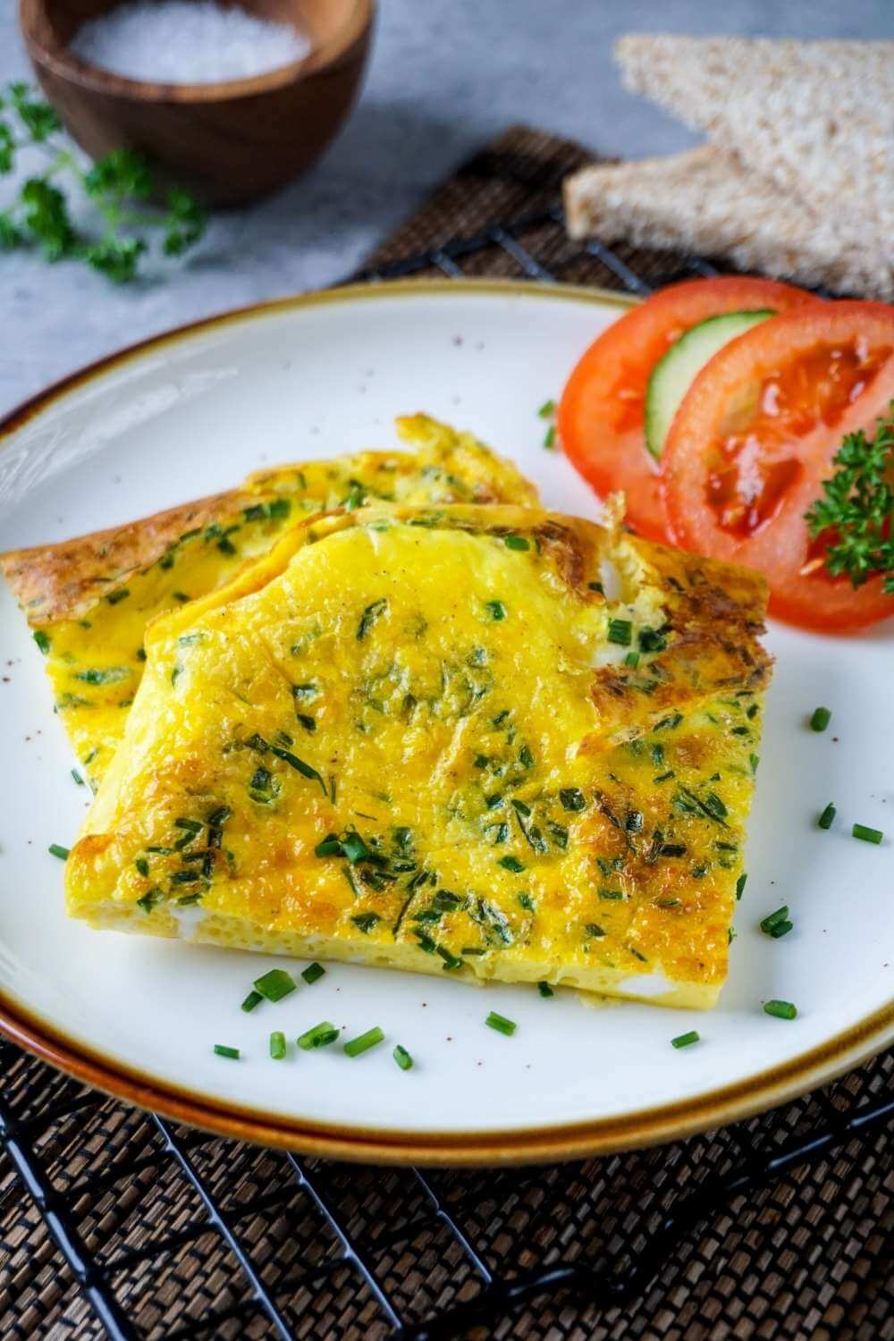 Omelette Hei&szlig;luftfritteuse Rezept