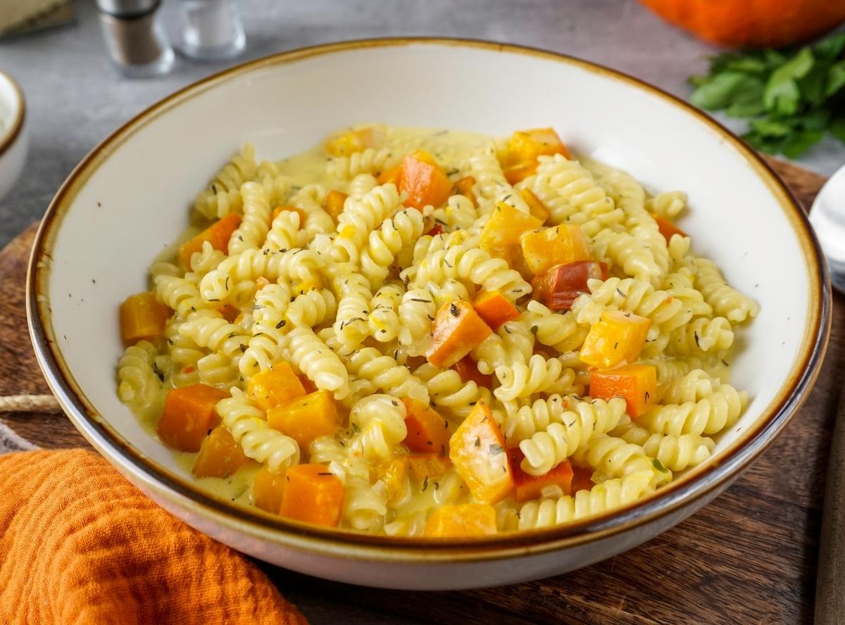 One Pot Kürbis Pasta - schnell & einfach