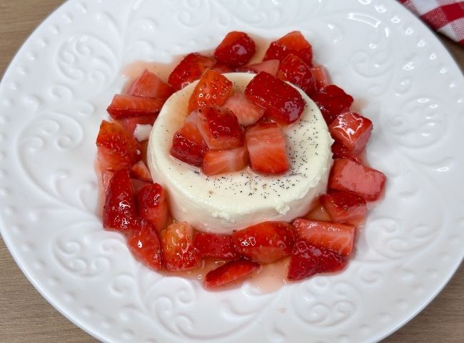 Panna Cotta Erdbeeren Panna Cotta Erdbeeren