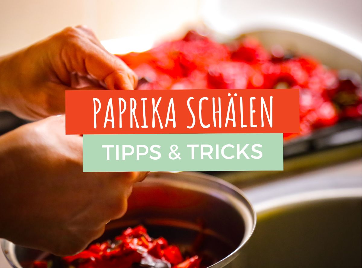Paprika schälen