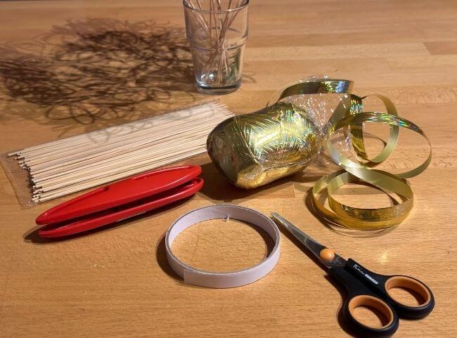 Partyspieße basteln - Material Partyspieße basteln - Material