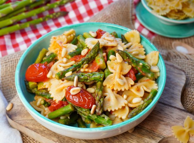 Pasta mit grünem Spargel Pasta mit grünem Spargel