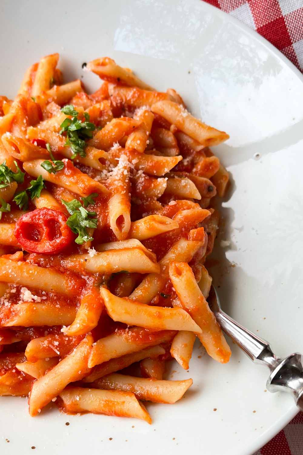 Penne all’ arrabbiata Penne all’ arrabbiata