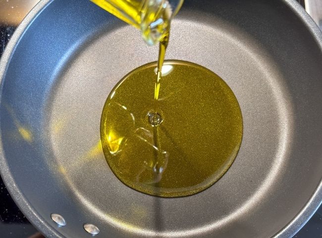 Pfanne Olivenöl Pfanne Olivenöl