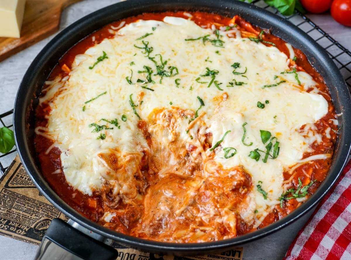 Pfannenlasagne für die ganze Familie